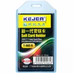 Kejea T-065V Premium Vertical Soft ID Card Holder